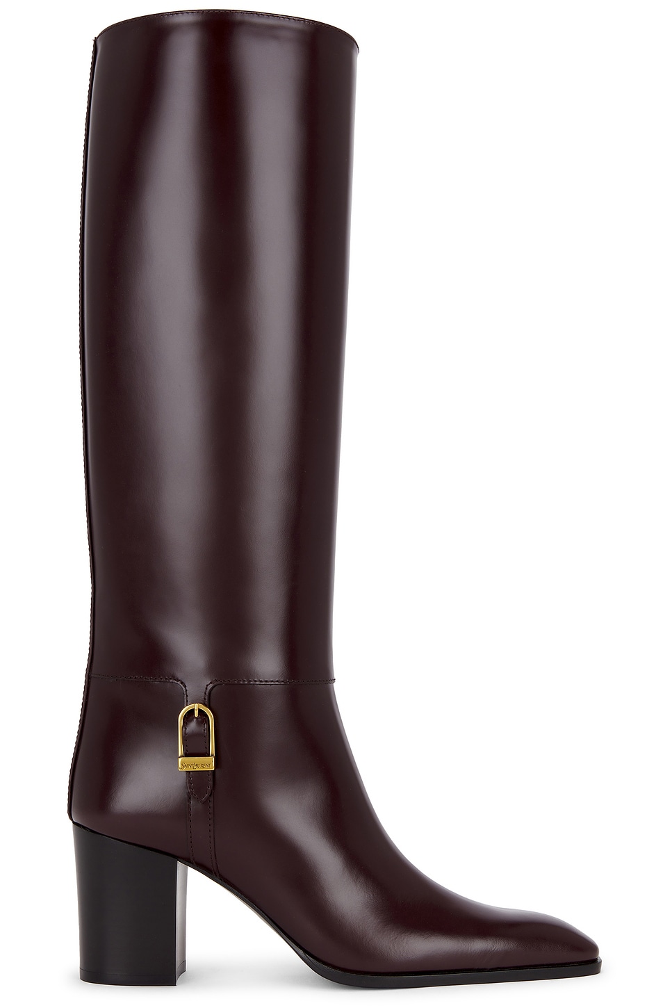 Image 1 of Saint Laurent Julia Boot in Deep Wine
