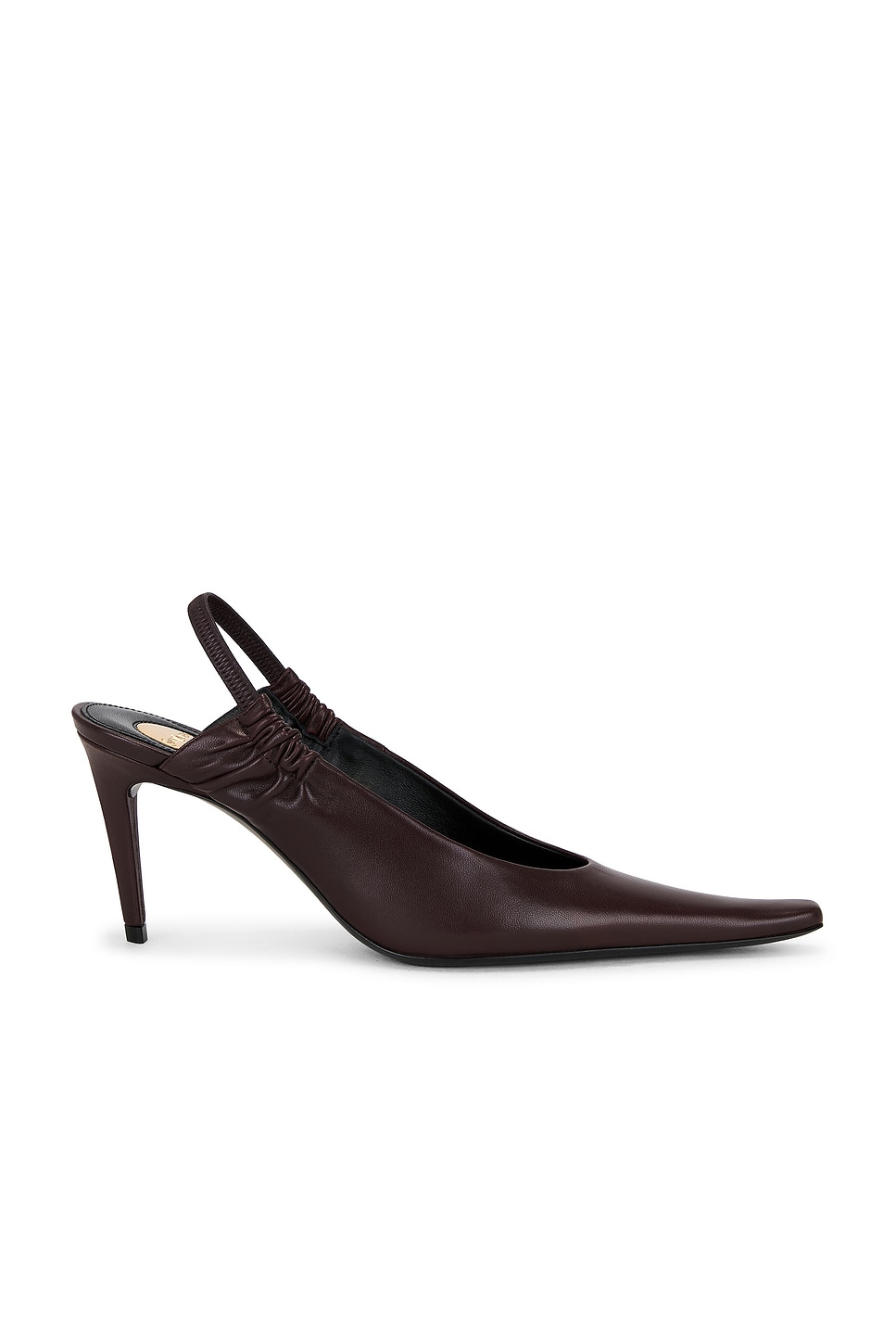 Image 1 of Saint Laurent Anne-Marie Pump in Marron Glace