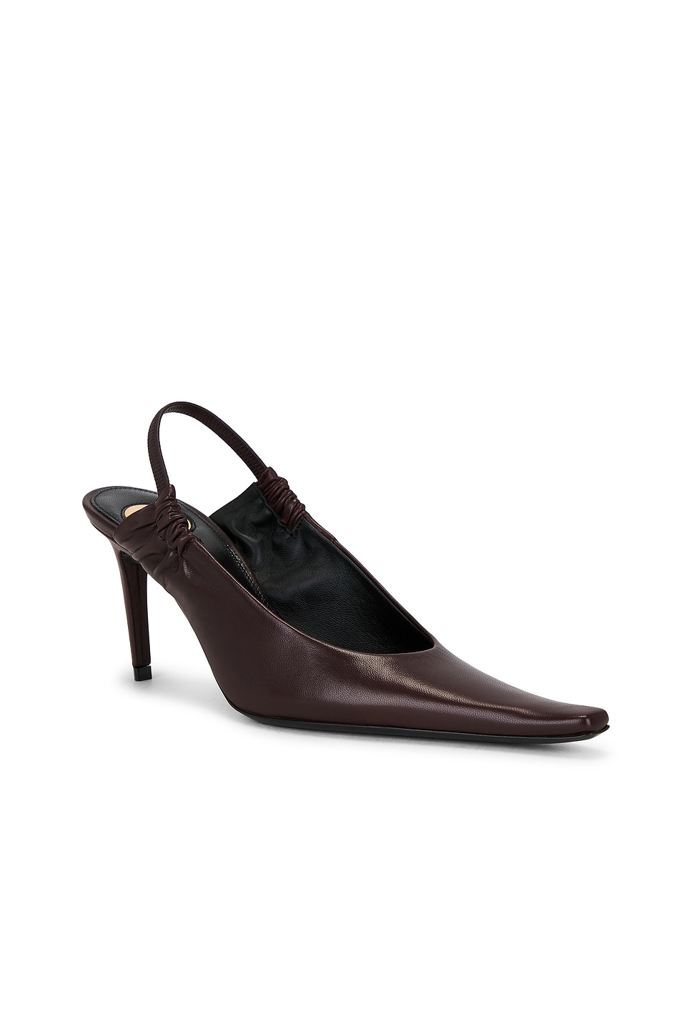 Saint Laurent Anne-marie Pump In Brown