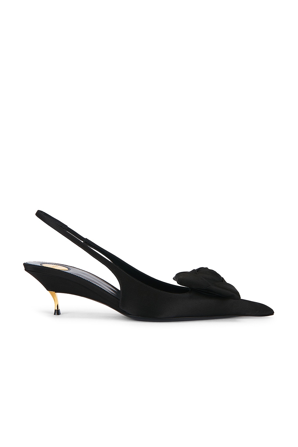 Image 1 of Saint Laurent Dakota Slingback Pump in Nero