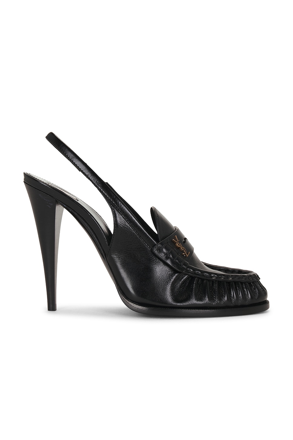 Saint Laurent Magnum Wisty Pump Slingback in Black
