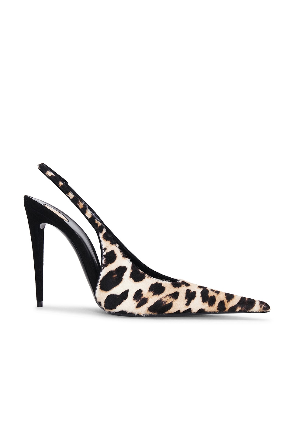 Saint Laurent Micher Benson Pump Slingback in Brown