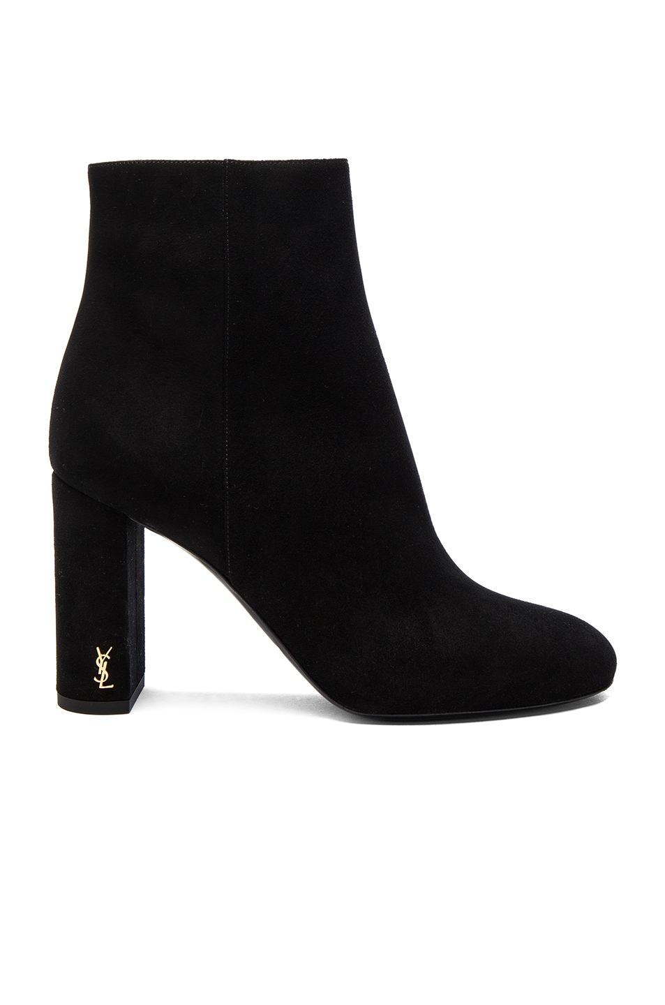 Image 1 of Saint Laurent Loulou Suede Boots in Black