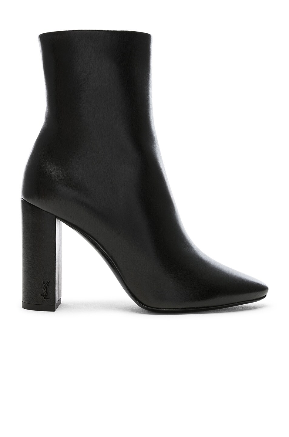 Image 1 of Saint Laurent Lou Pin Ankle Boots in Black