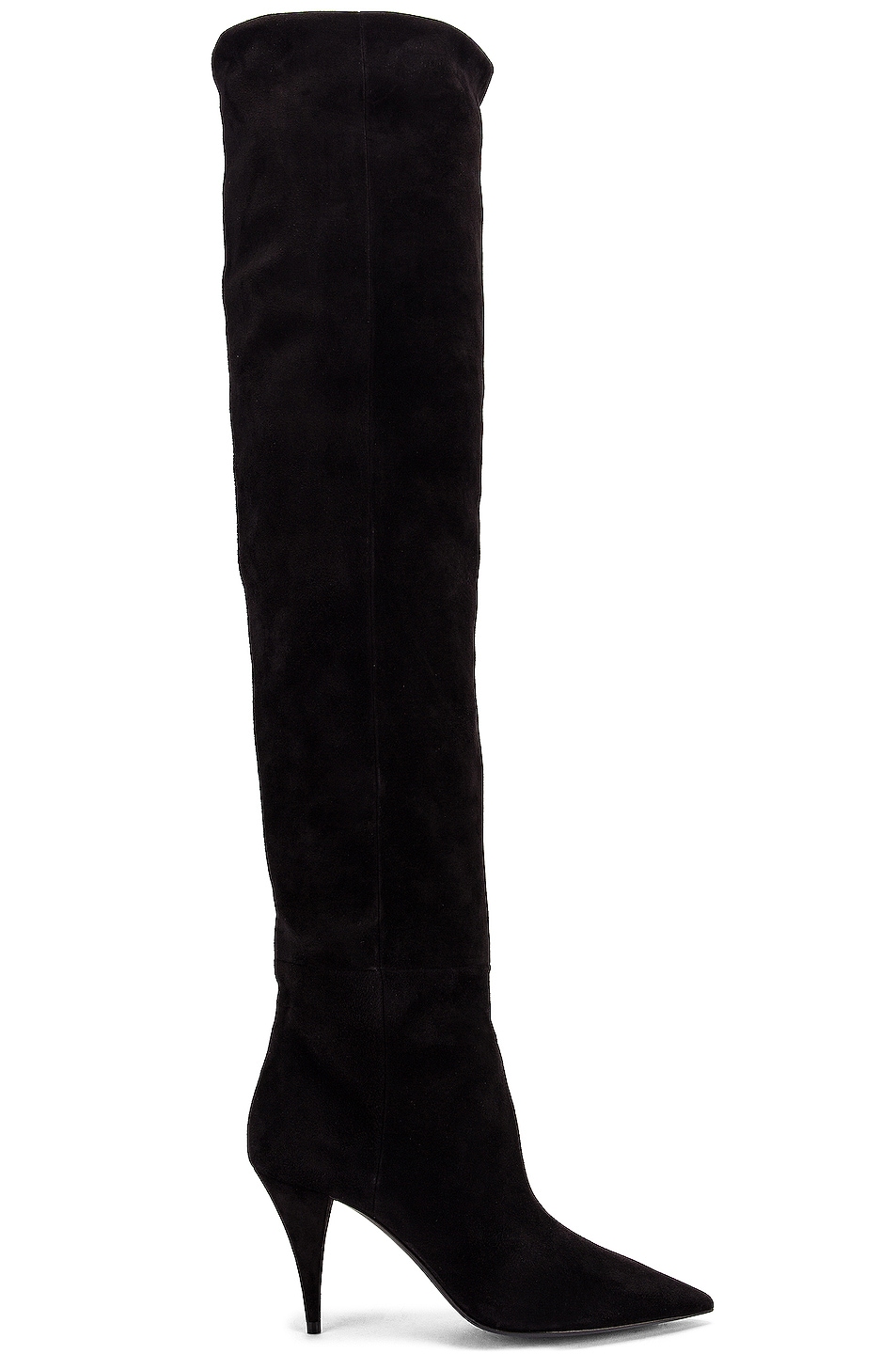 Image 1 of Saint Laurent Kiki Over the Knee Boots in Black