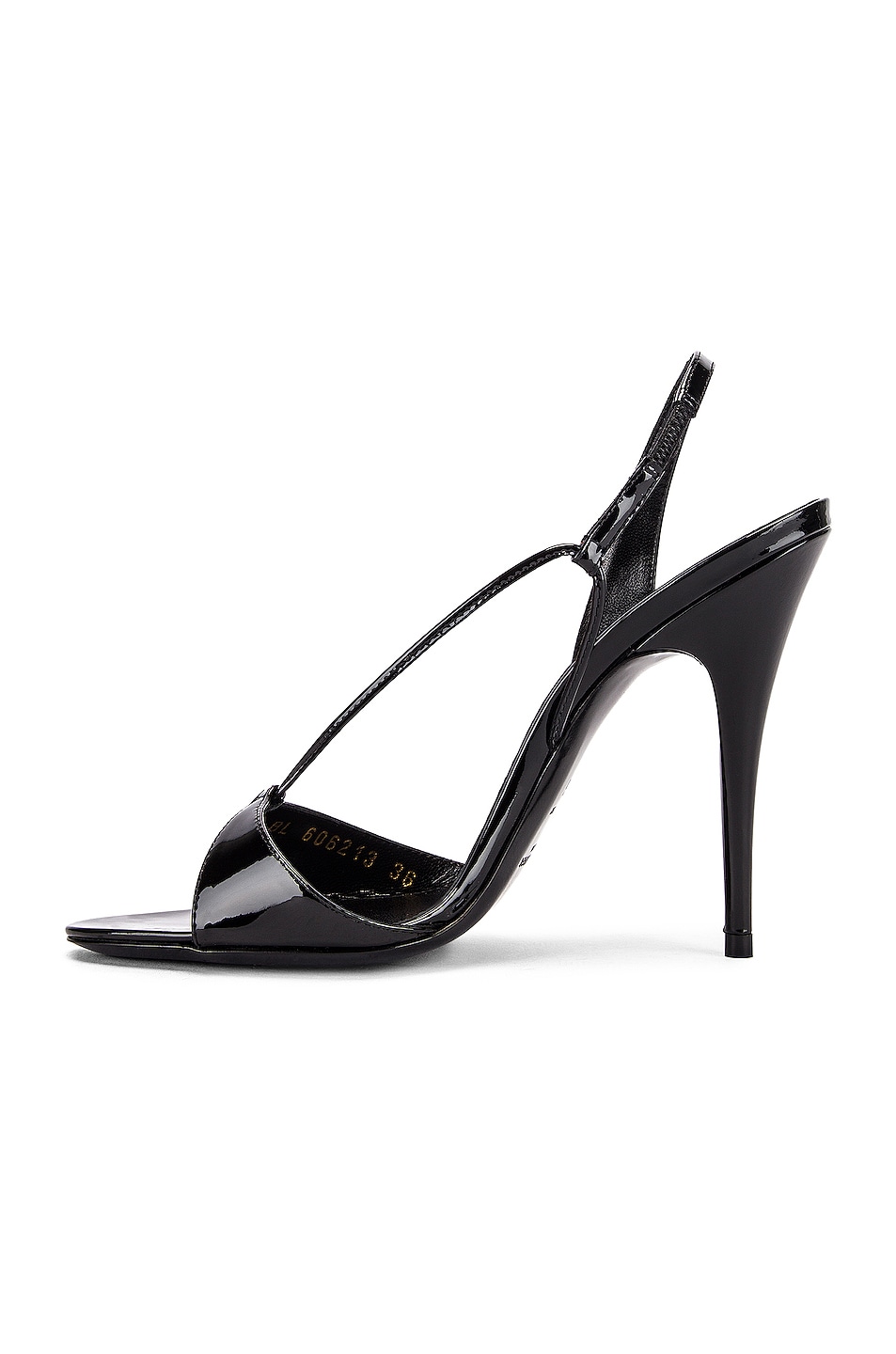 saint laurent anouk patent slingback sandals