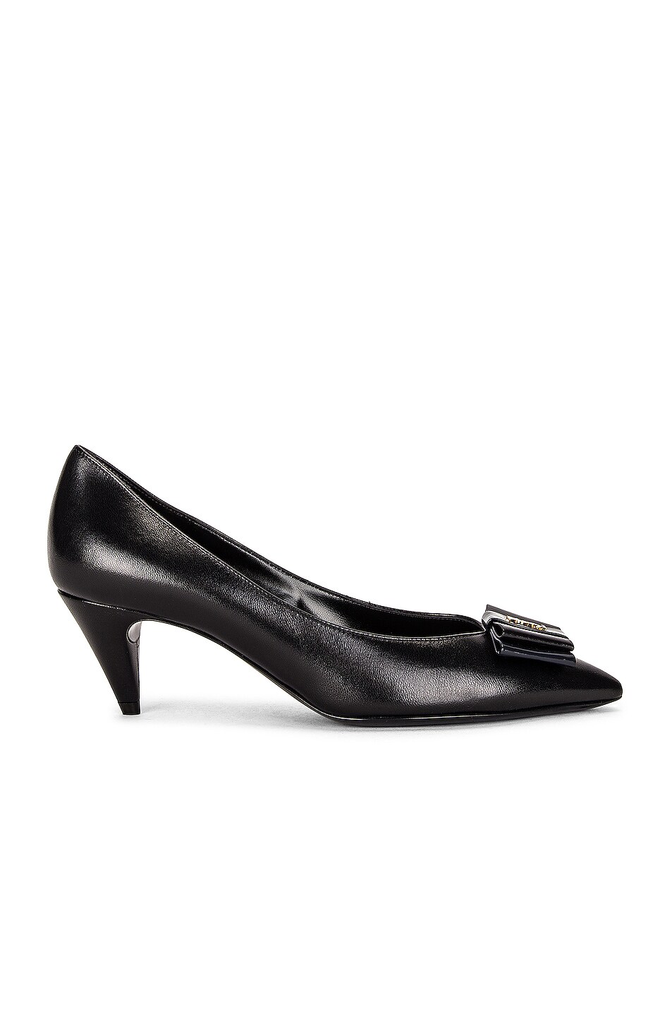 saint laurent pierrot leather pumps