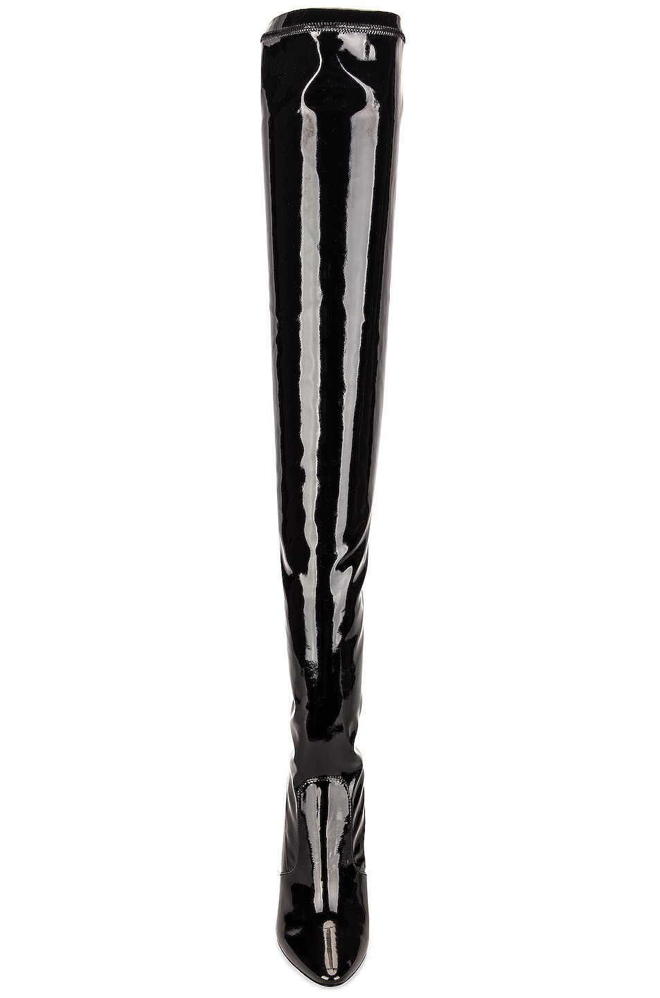 saint laurent aylah over the knee boots