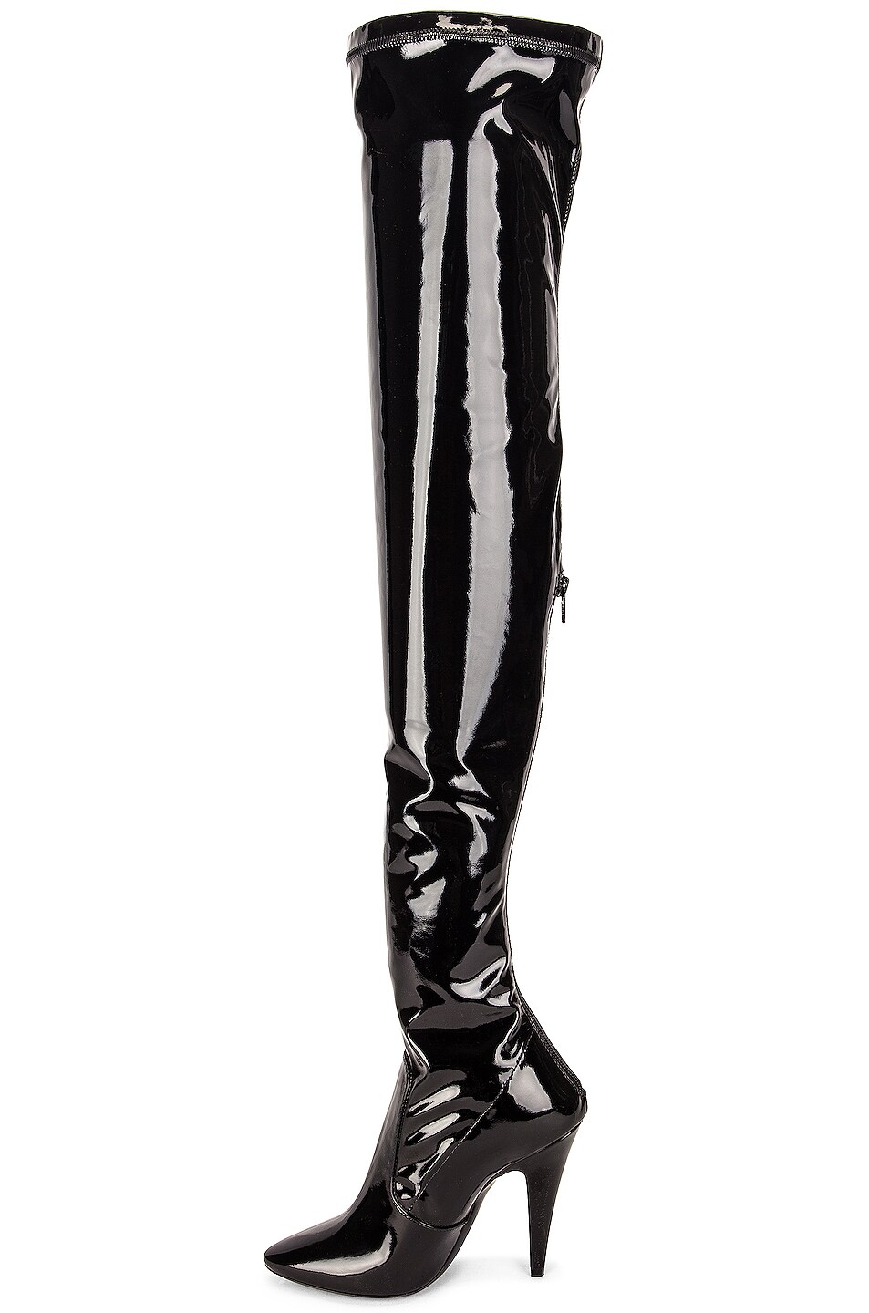 saint laurent aylah over the knee boots