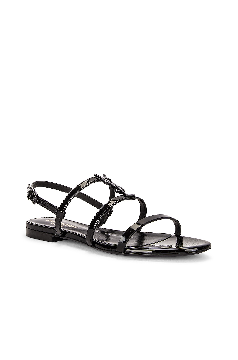 Saint Laurent Cassandra Flat Sandals thumbnail
