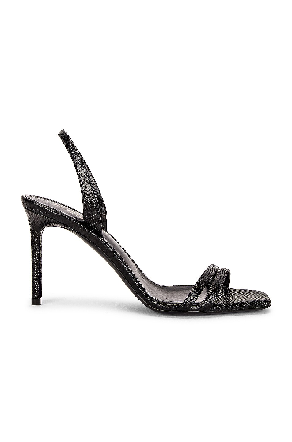 Image 1 of Saint Laurent Amber Slingback Sandals in Noir