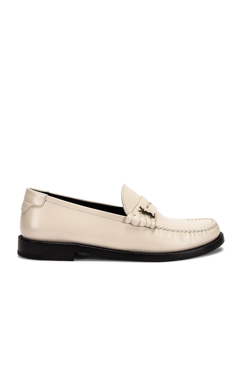 Image 1 of Saint Laurent Le Loafers in Pearl