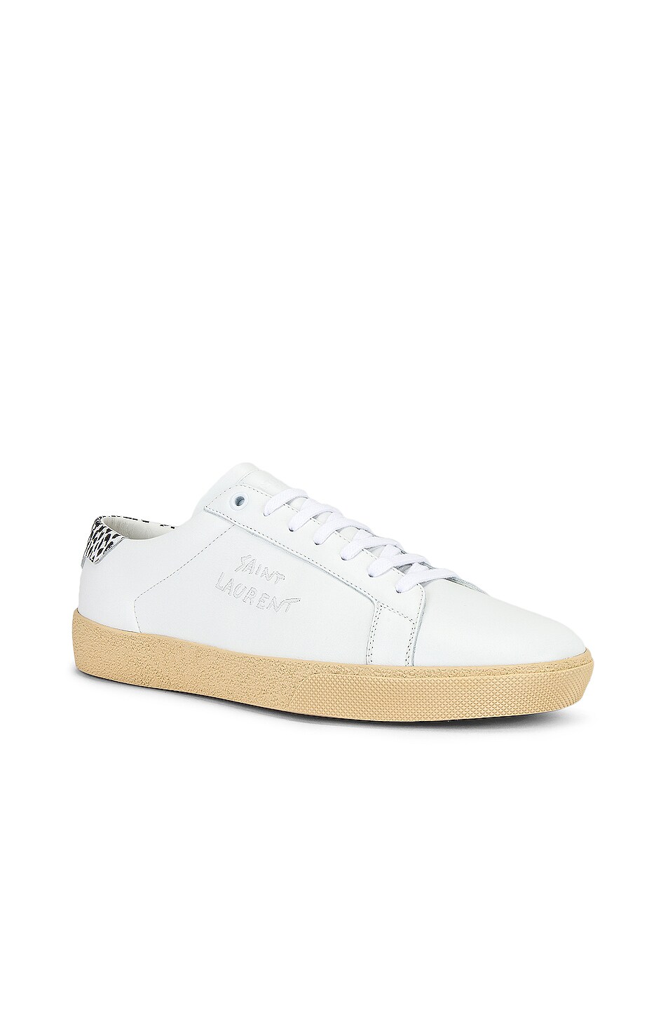 Saint Laurent Sl06 Court Classic Sneakers In Blanc Optique Fwrd 0990