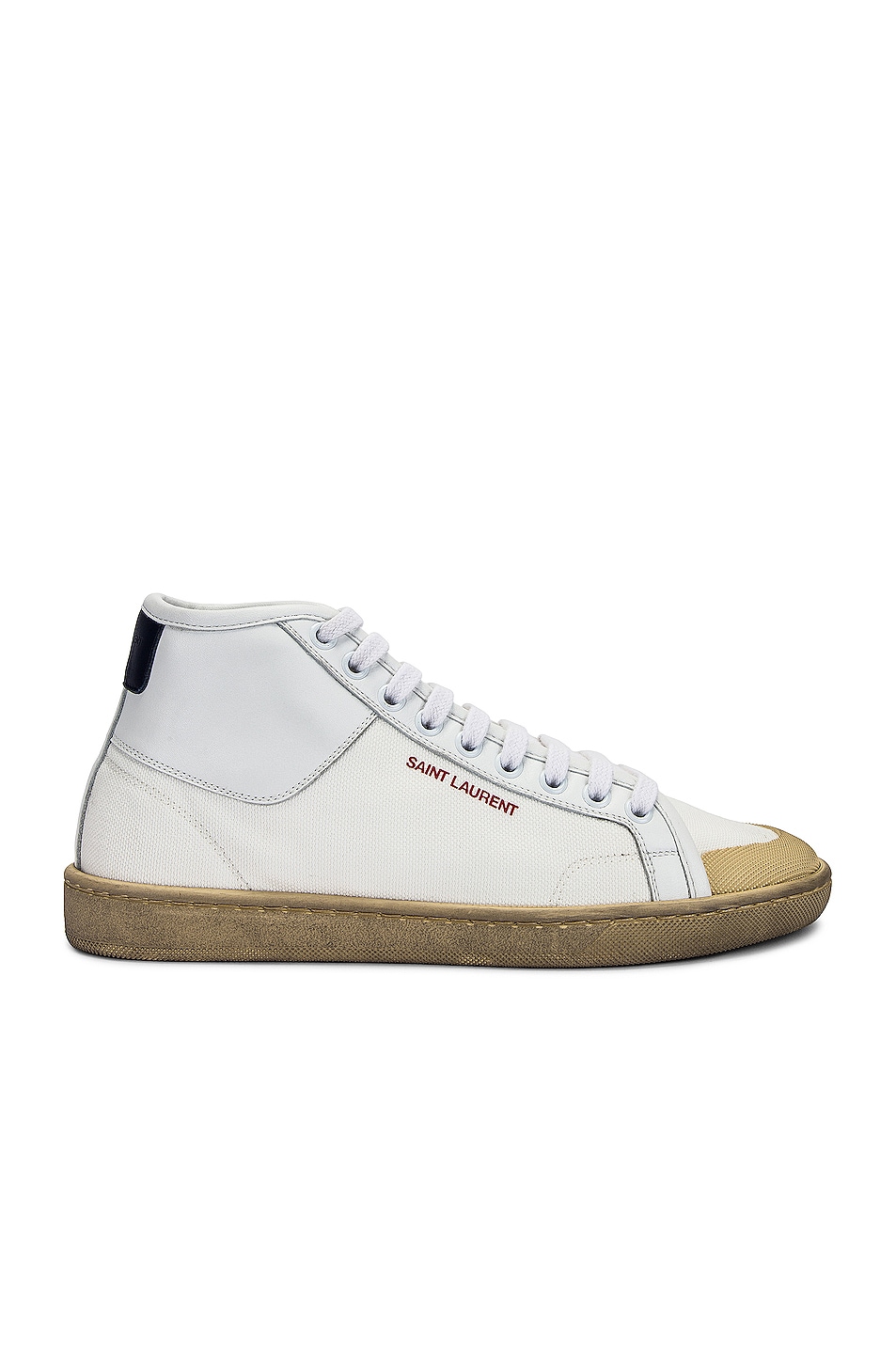 Image 1 of Saint Laurent SL 39 Sneakers in Off White & Blanc Optique