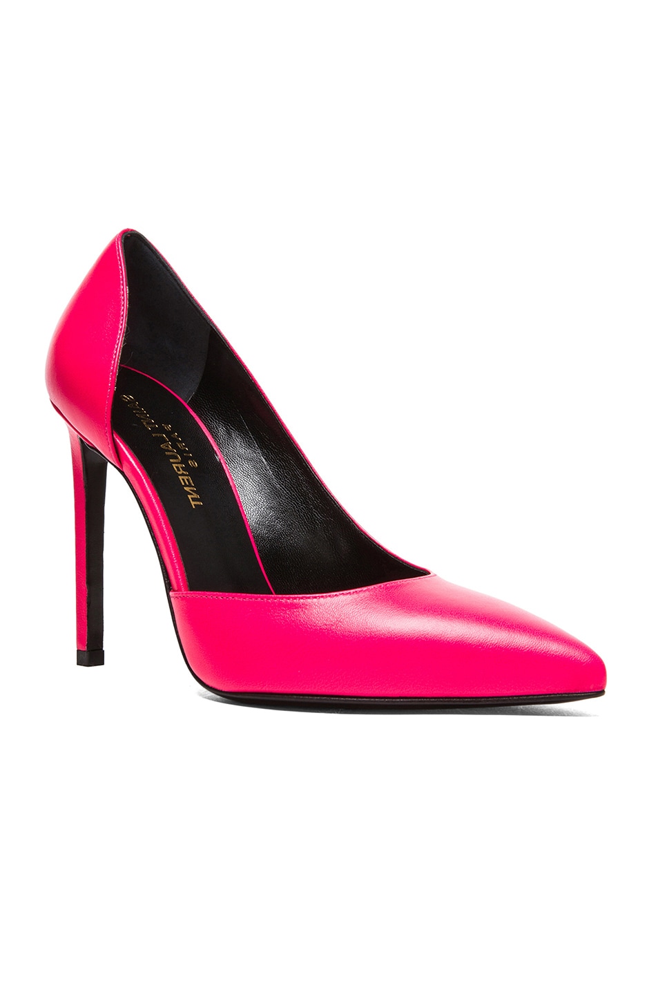 saint laurent neon heels