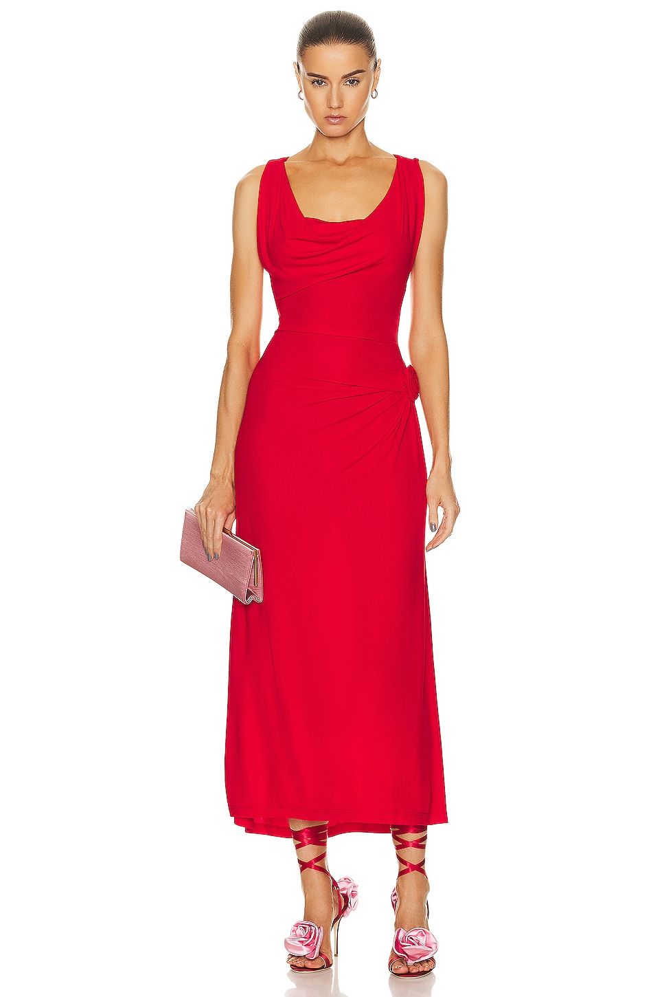 Image 1 of Sandy Liang Ness Dress in Red