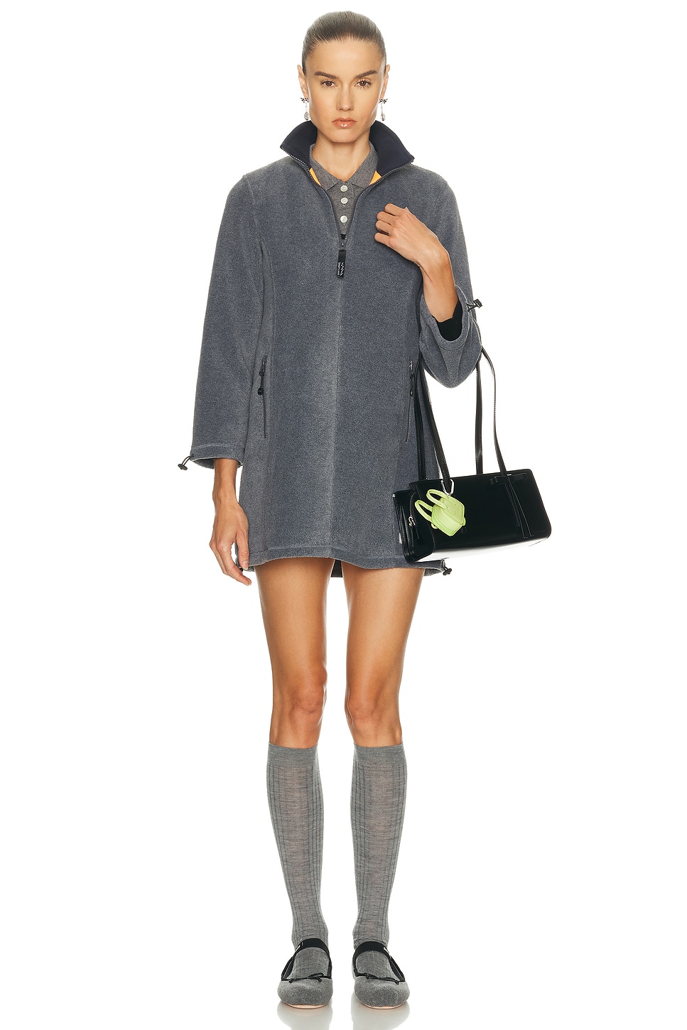 Image 1 of Sandy Liang Lamb Dress in Grey