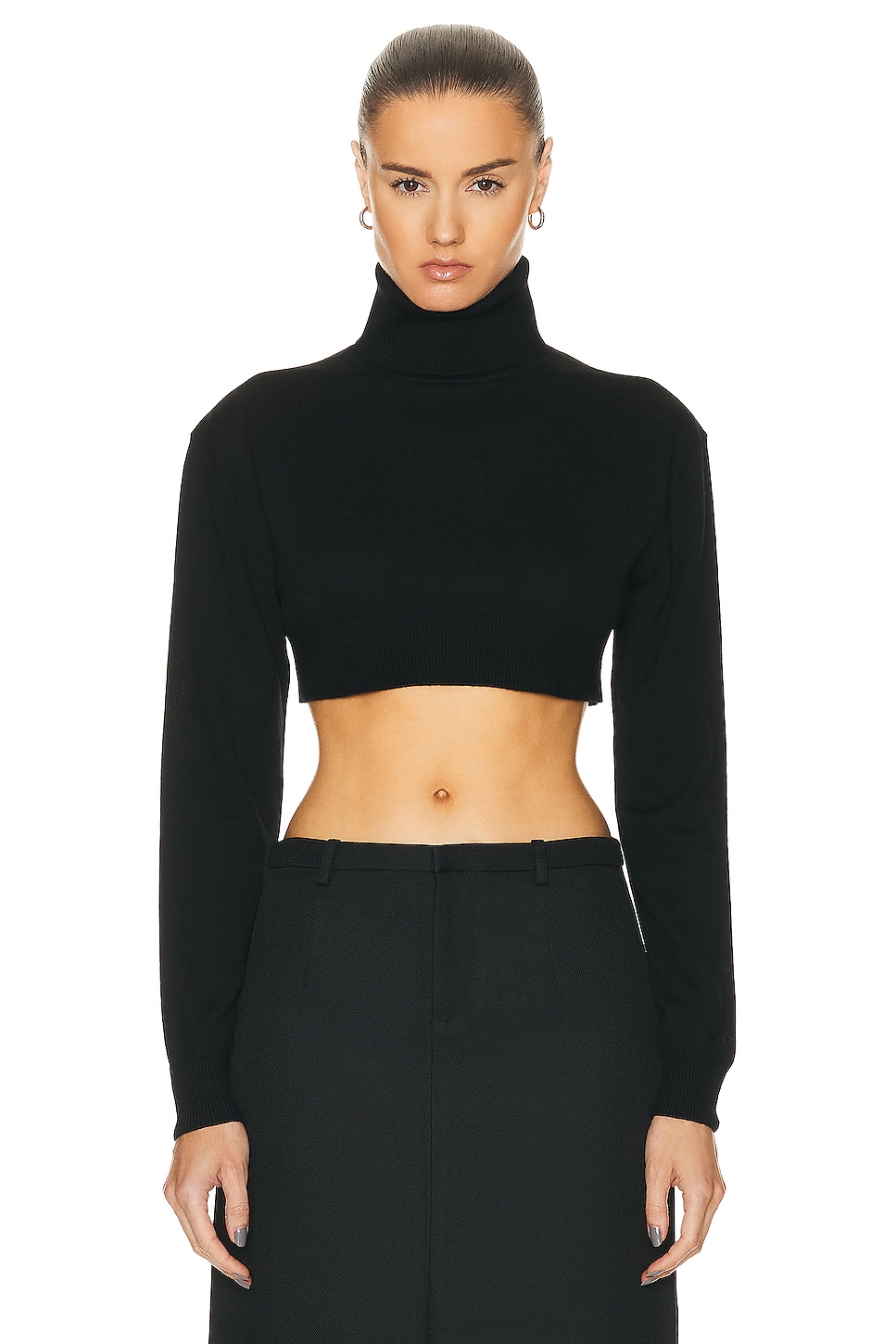 Image 1 of Sandy Liang Sando Sweater in Black