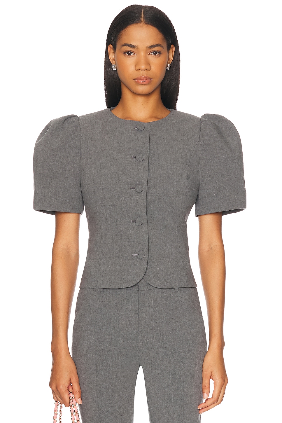 Image 1 of Sandy Liang Bonny Jacket in Grey