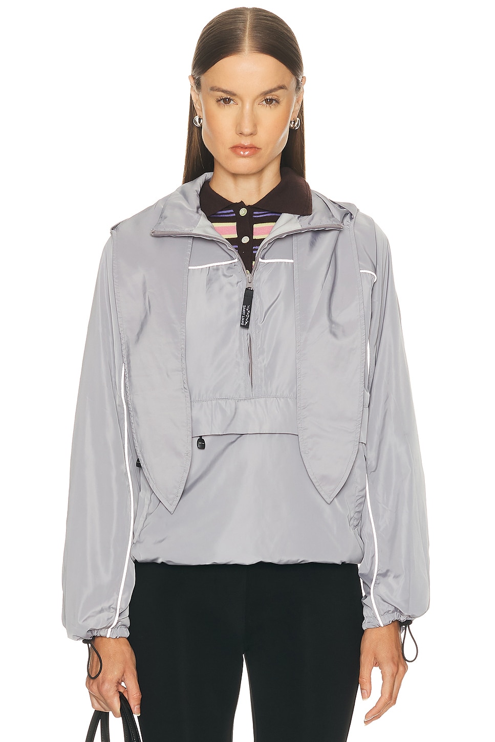 Image 1 of Sandy Liang Siena Pullover Jacket in Grey