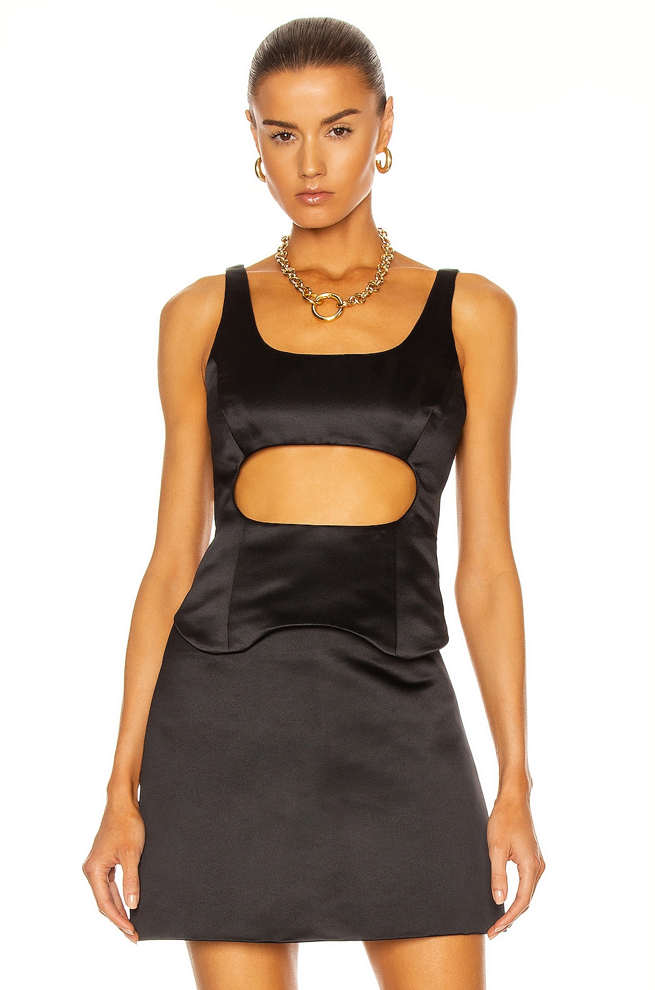 Image 1 of Sandy Liang Icing Top in Black