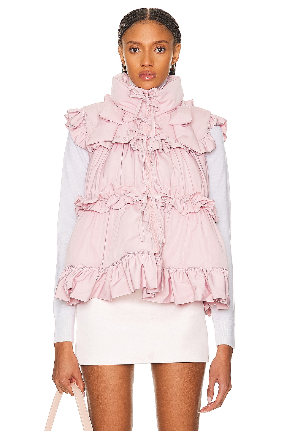 Image 1 of Sandy Liang Trifle Vest in Pink