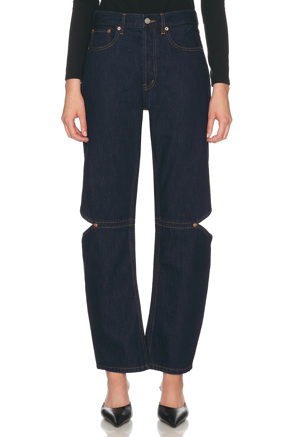 Still Here Cowgirl Straight Leg In Blue