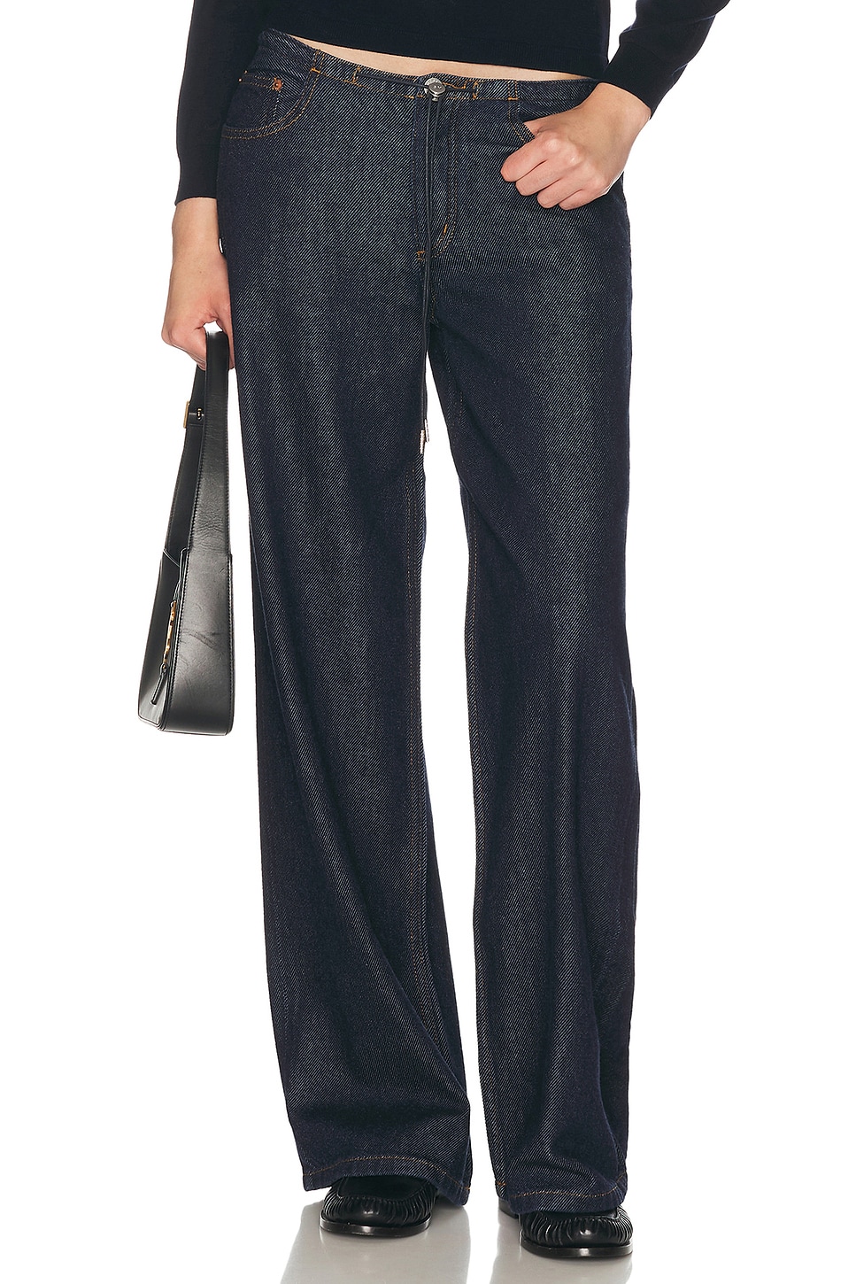 Still Here Cool Wide Leg In Black