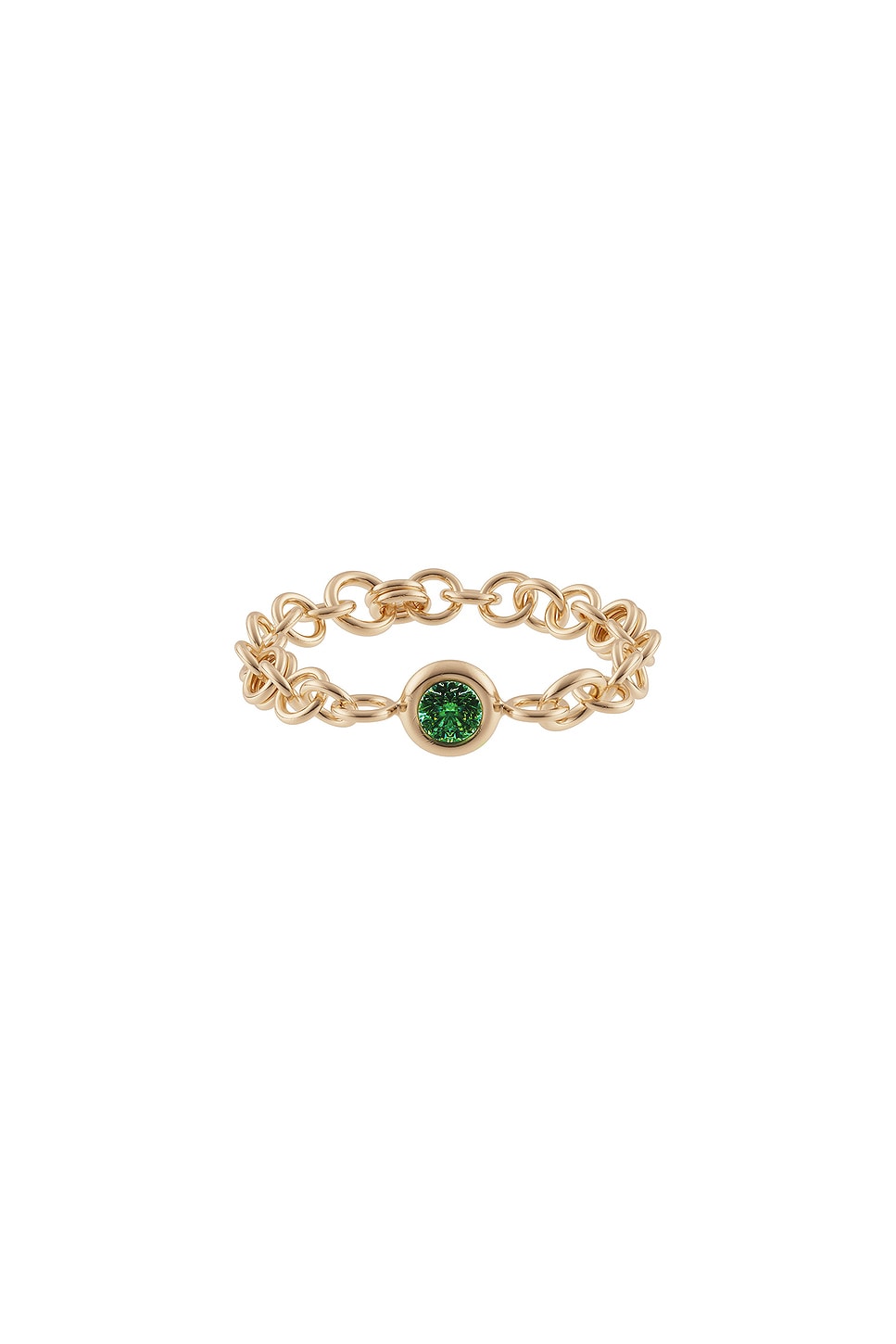Image 1 of Spinelli Kilcollin Gravity Estrella Emerald Ring in Yellow Gold & Emerald