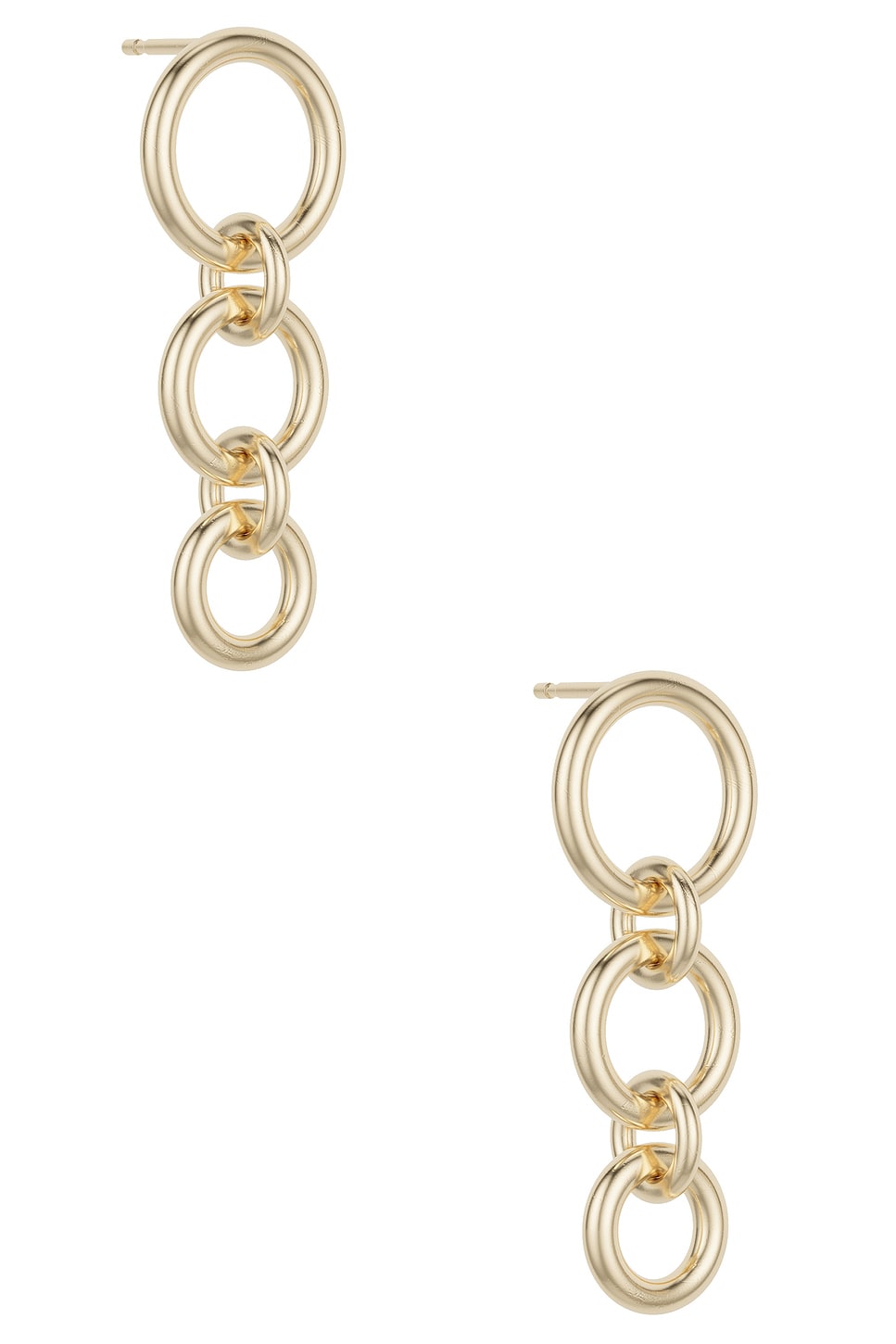 Talan Earrings in Metallic Gold