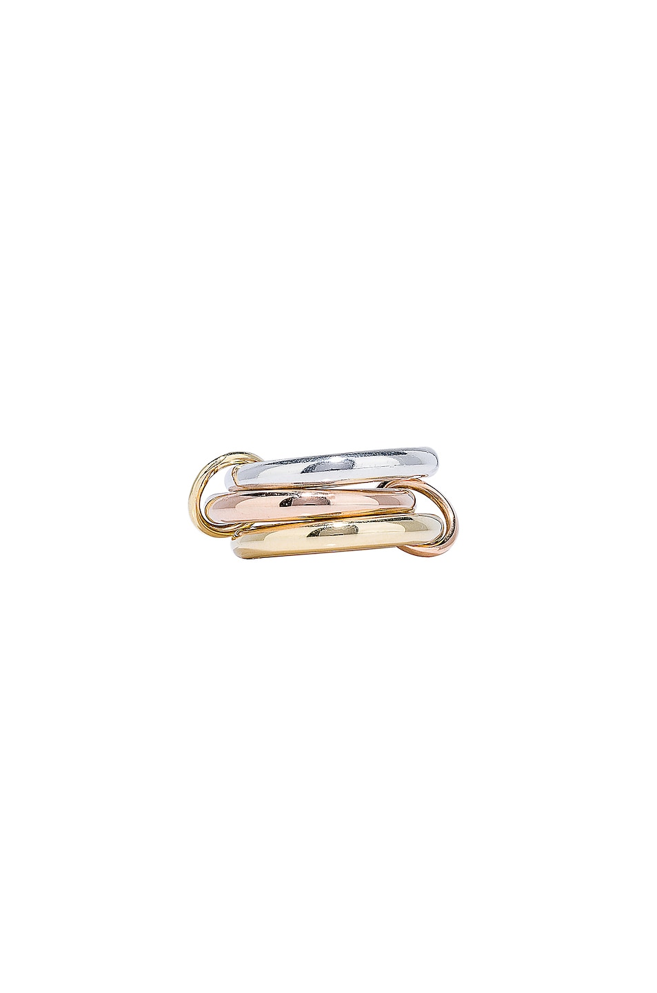 Image 1 of Spinelli Kilcollin Mercury Ring in Sterling Silver, 18K Rose Gold, and 18K Yellow Gold