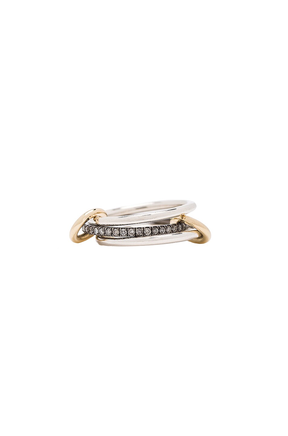 Image 1 of Spinelli Kilcollin Raneth Gris Ring in Silver & Yellow Gold