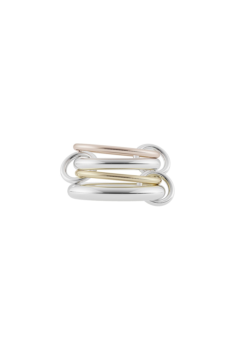 Image 1 of Spinelli Kilcollin Hyacinth Ring in Sterling Silver & 18K Yellow Gold & 18K Rose Gold