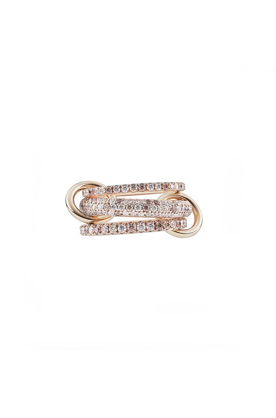 Image 1 of Spinelli Kilcollin Nova Ring in 18K Rose Gold, Yellow Gold, & Multi Diamonds