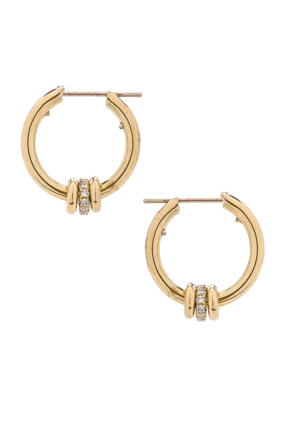 Image 1 of Spinelli Kilcollin Ara Hoop Earrings in 18 KT Yellow Gold