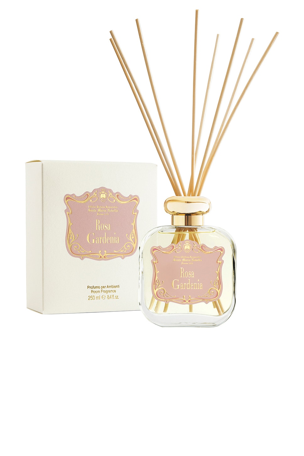 Santa Maria Novella Rosa Gardenia Room Fragrance Diffuser 8.4 Oz. In N,a