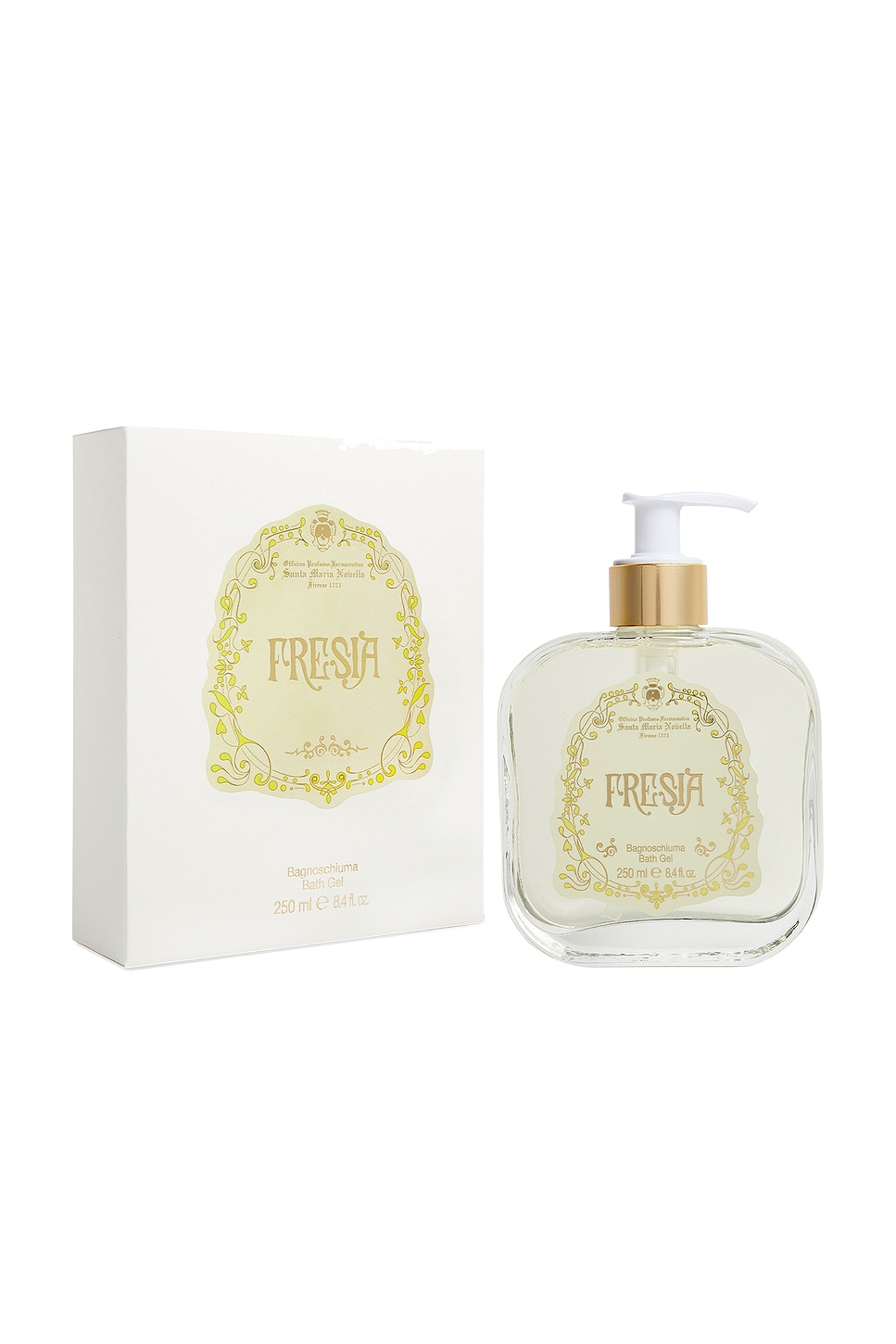Santa Maria Novella Fresia Bath Gel In Yellow