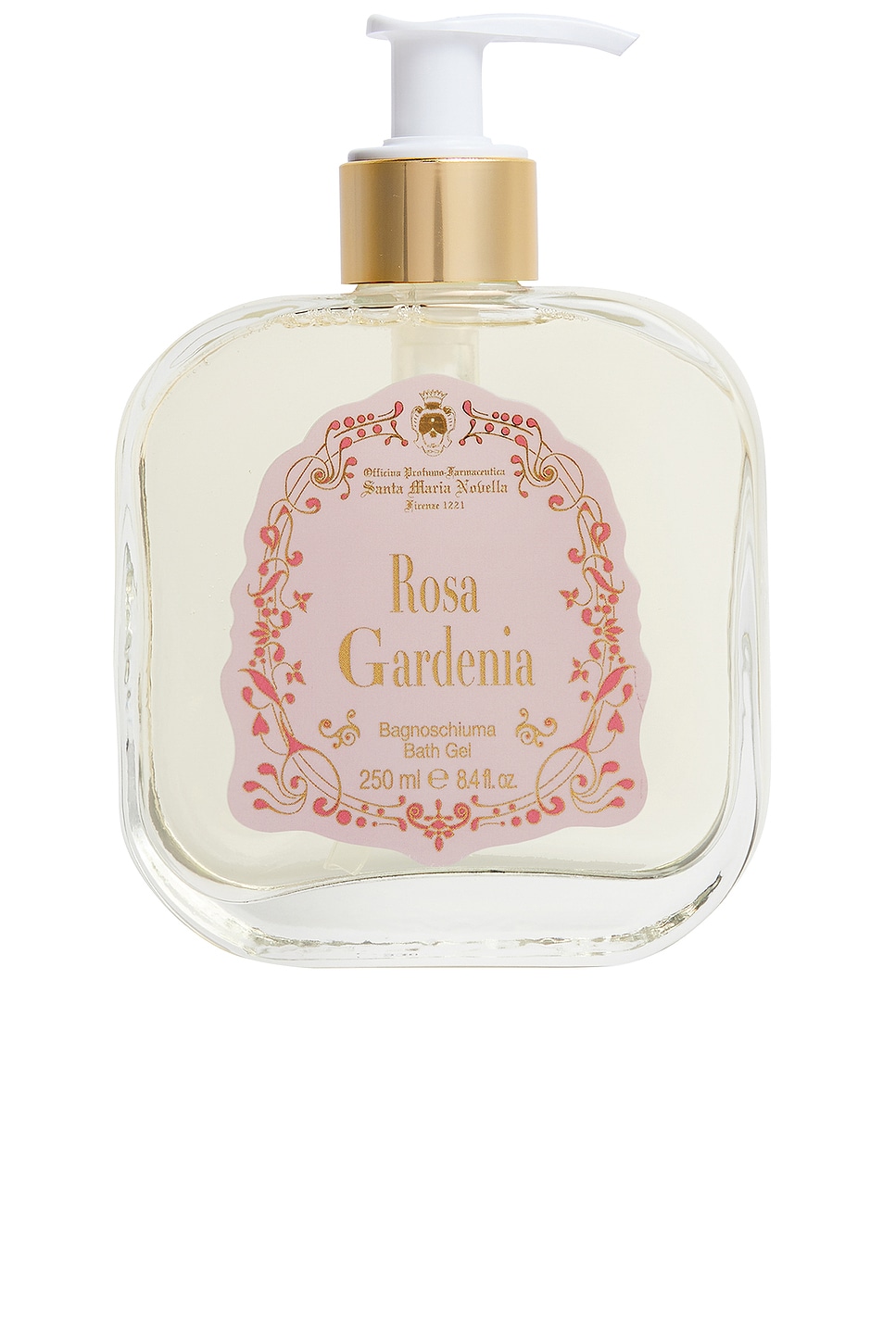 Santa Maria Novella Rosa Gardenia Bath Gel In Multi
