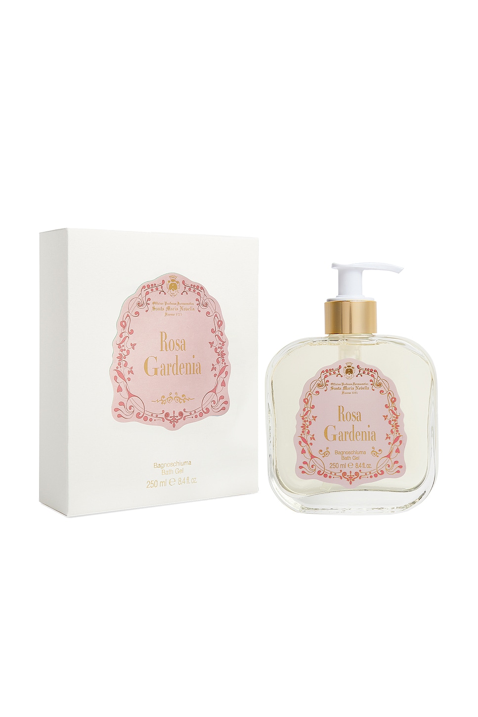 Santa Maria Novella Rosa Gardenia Bath Gel In Multi
