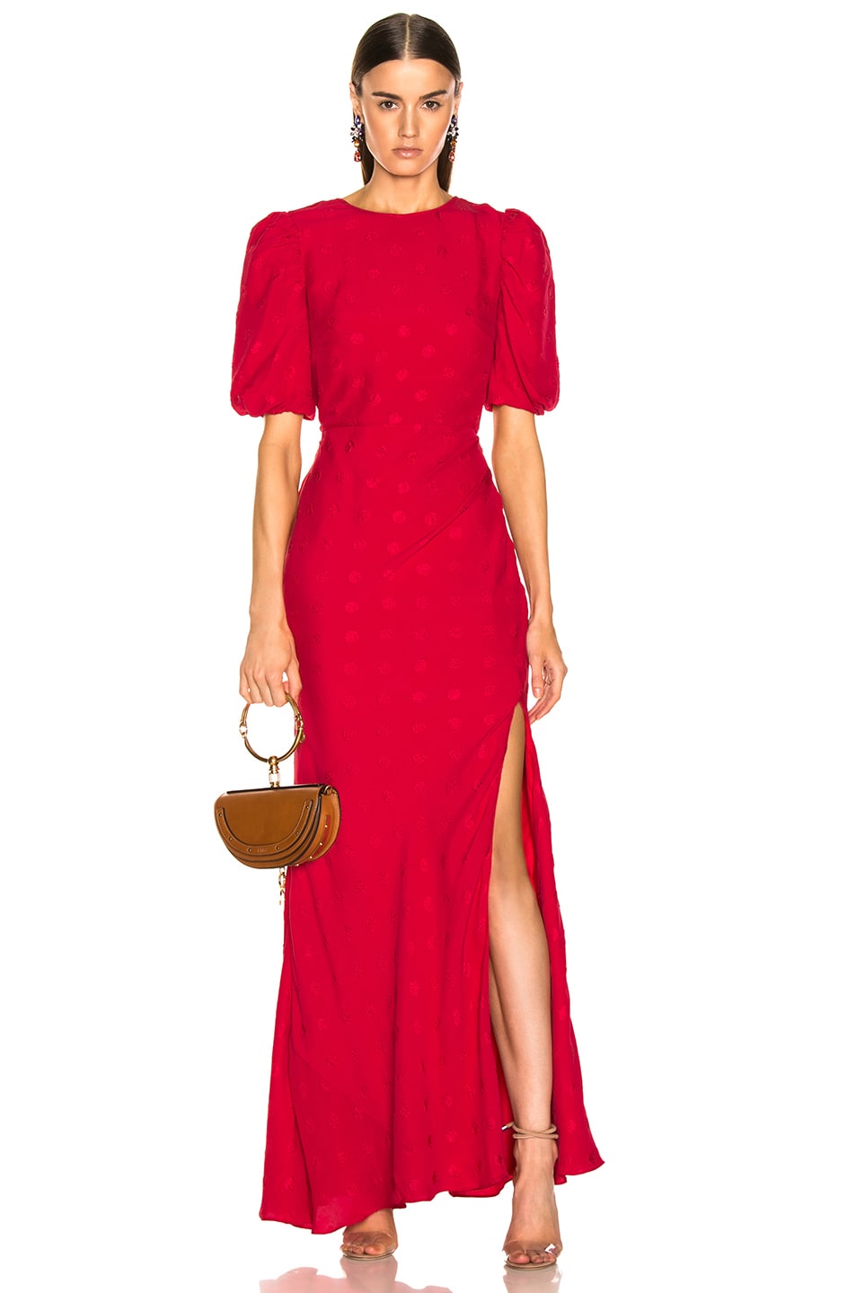 Image 1 of SALONI Annie B Maxi Dress in Scarlet