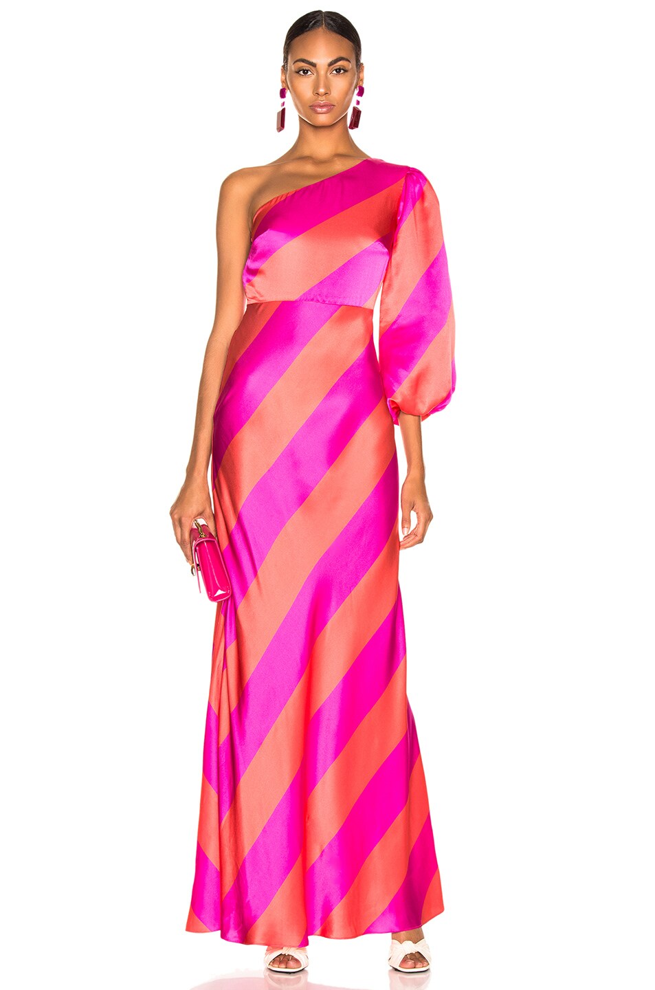 Image 1 of SALONI Lily Dress in Giant Stripe
