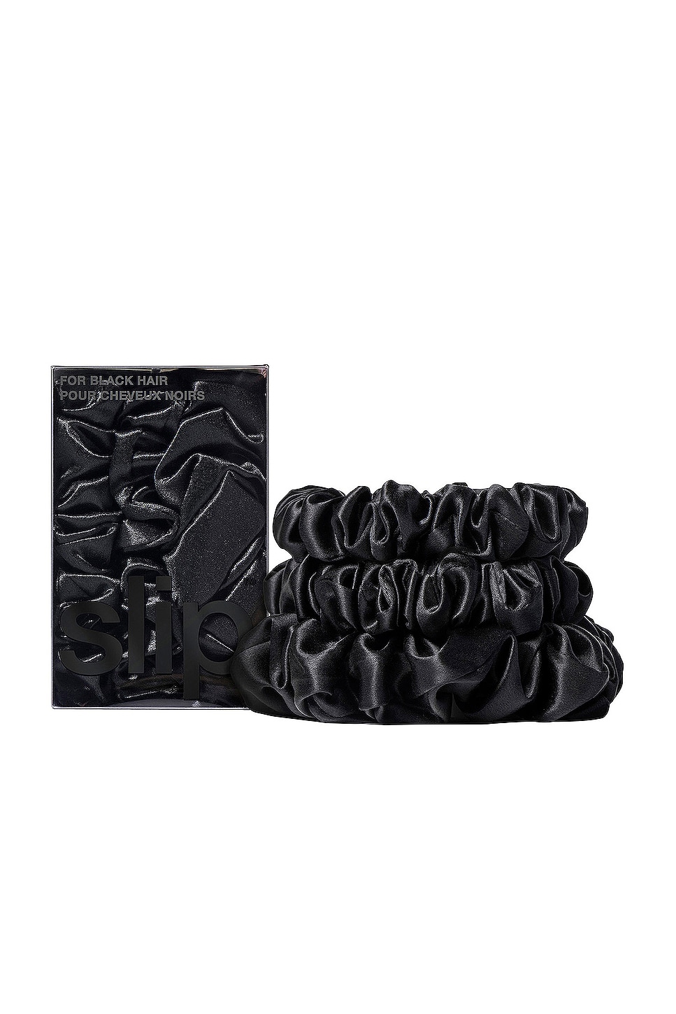 Assorted Scrunchie Set Of 3 in Black