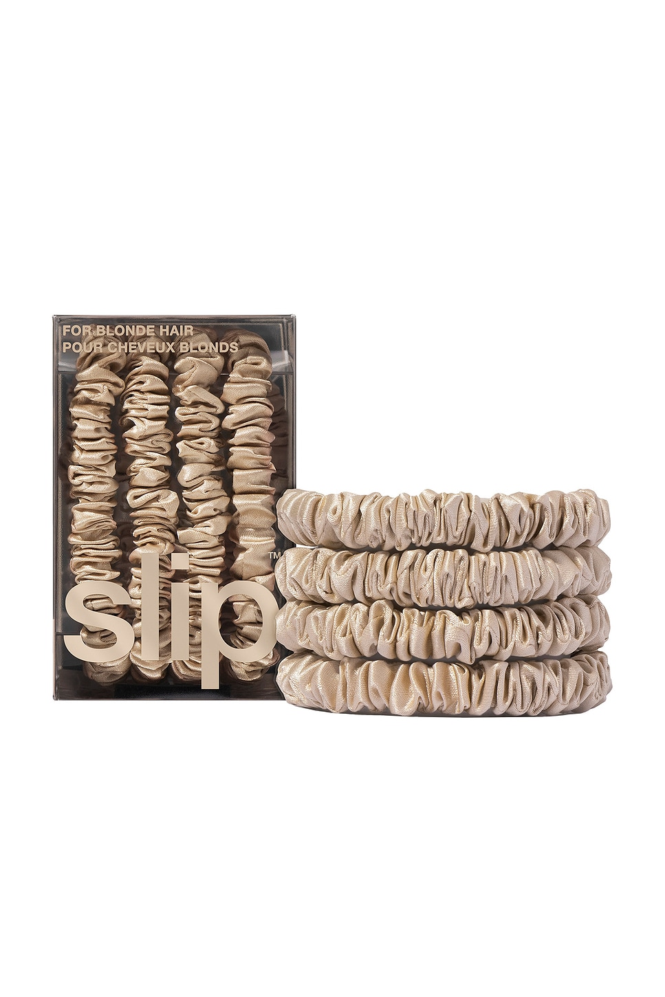 Skinny Scrunchies 4 Pack in Cream