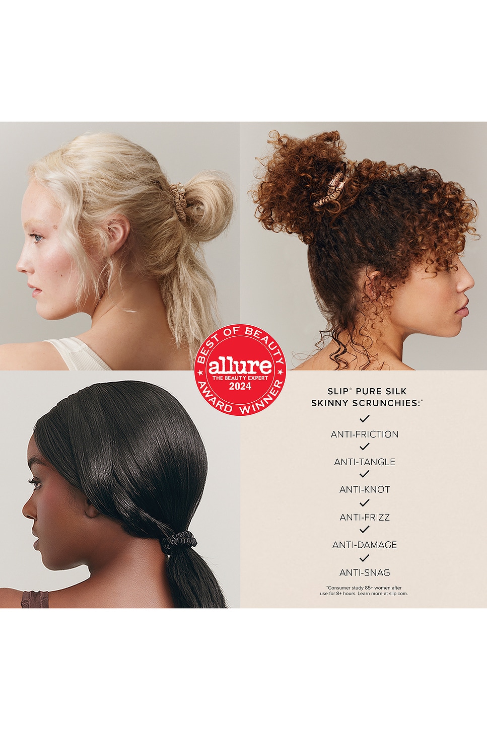 slip Pure Silk Skinny Scrunchies Set Of 6 | Thumbnail 9