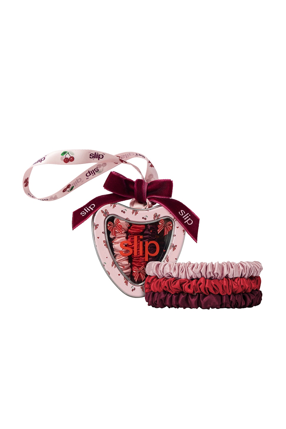 slip Pure Silk Skinny Scrunchie Ornament in Beauty: Multi