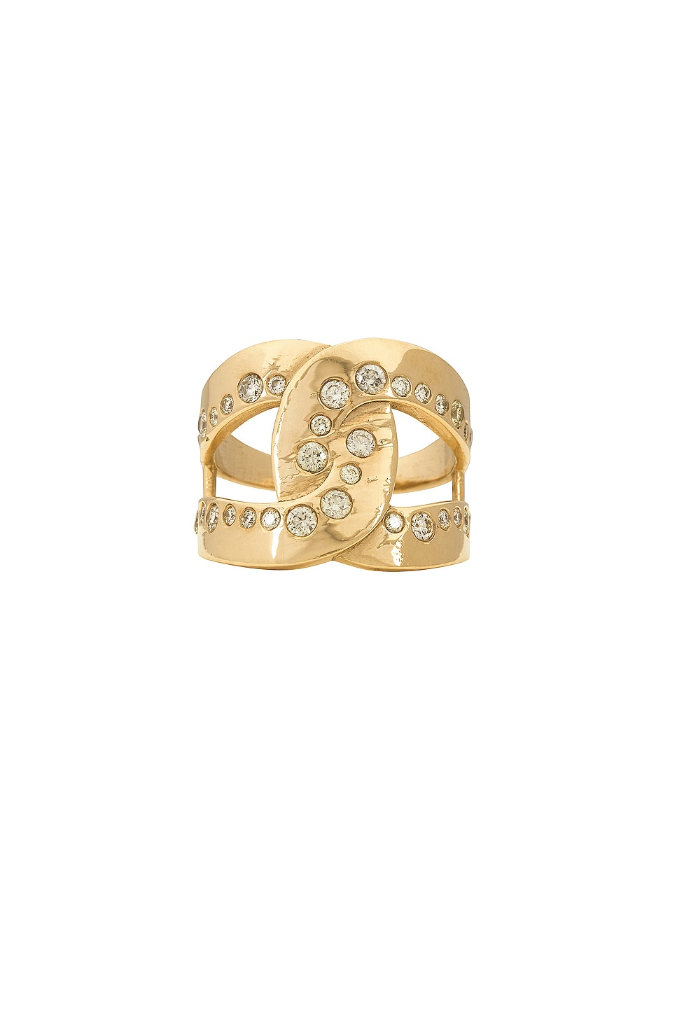 Image 1 of Siena Jewelry Ring in 14k Yellow Gold & Diamond