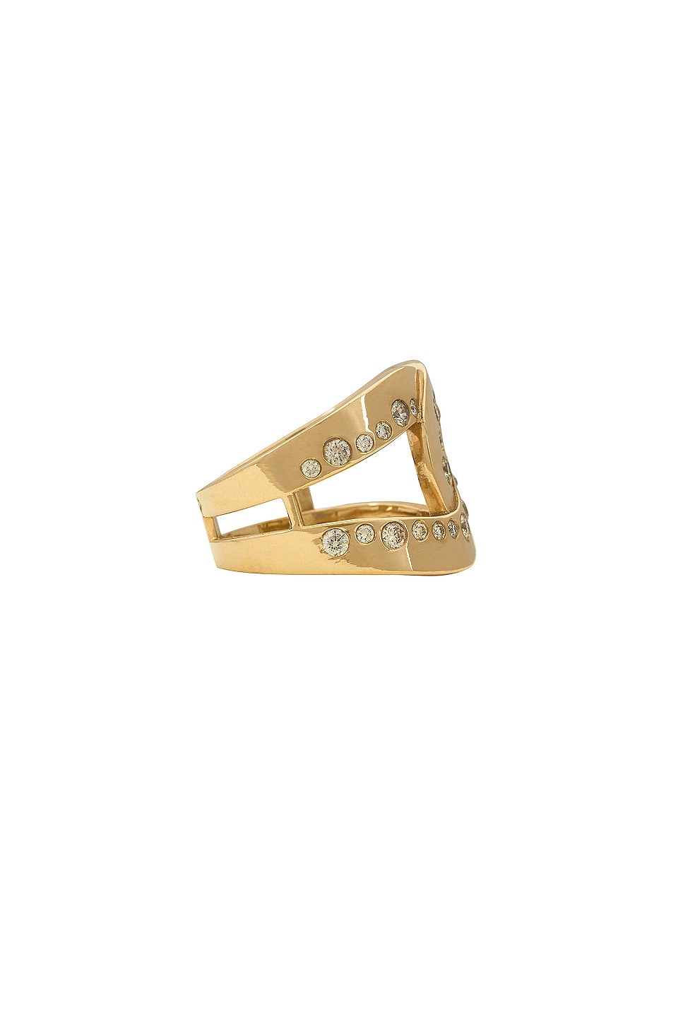 Shop Siena Jewelry Ring In 14k Yellow Gold & Diamond