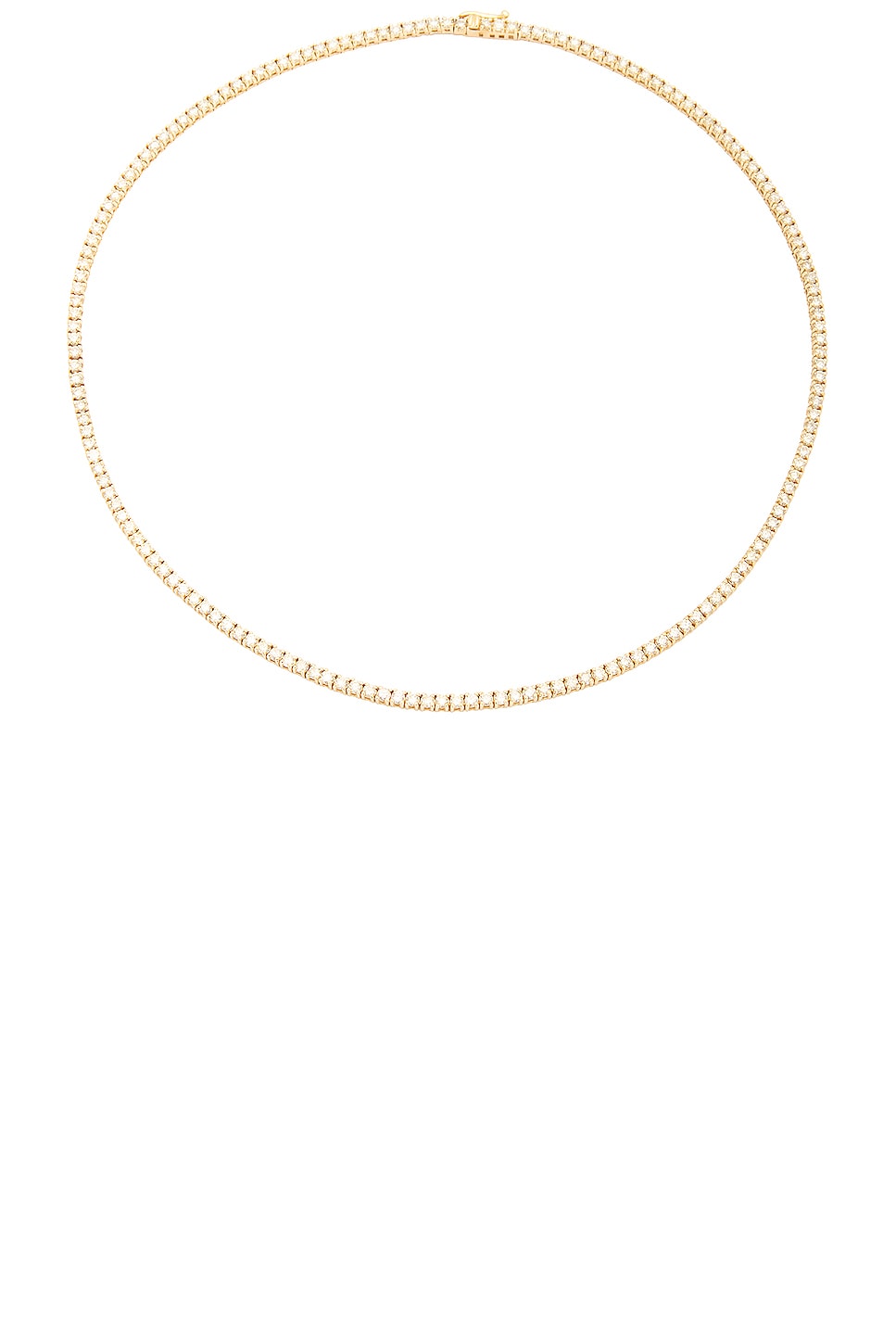 Image 1 of Siena Jewelry Diamond Tennis Necklace in 14k Yellow Gold