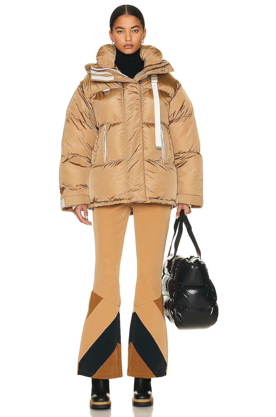 Image 1 of Shoreditch Ski Club Willow Puffer in Conker Brown