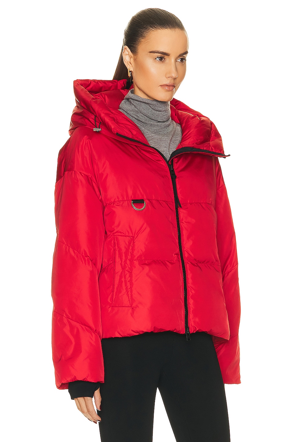 Shoreditch Ski Club Leila Puffer Jacket in Red | FWRD